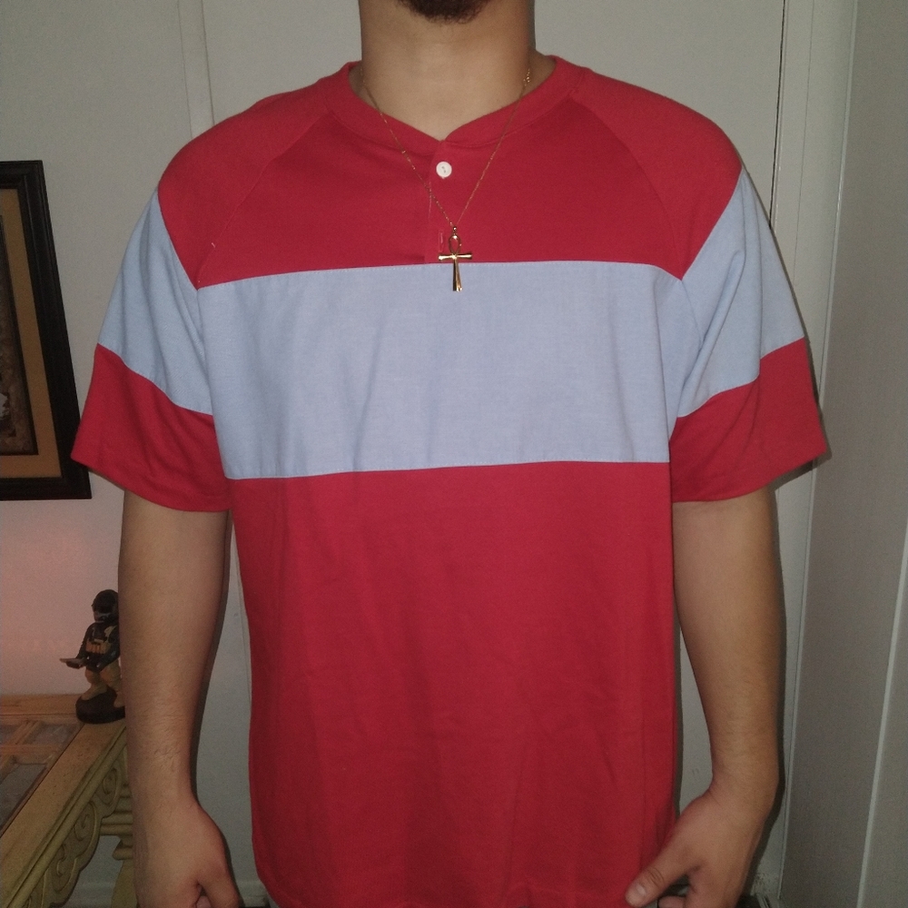 Vintage 60's Caribbean breeze single stitch cotton leisure shirt size xl